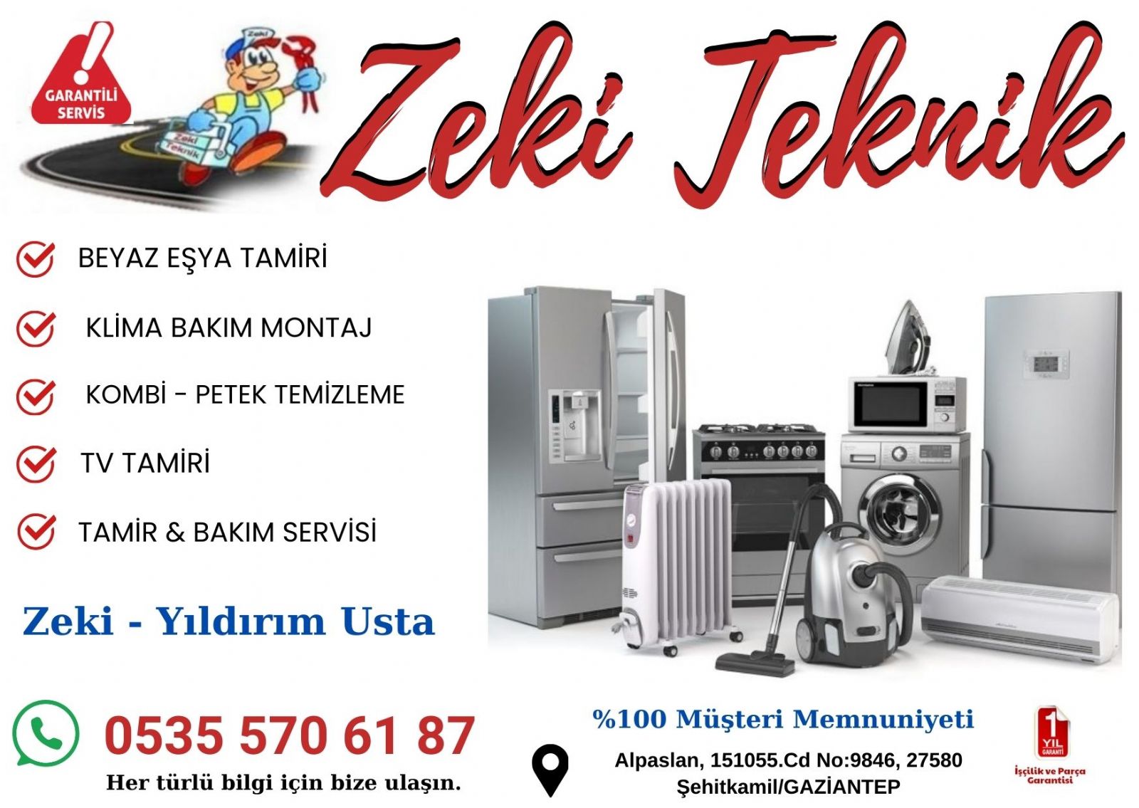 Şehitkamil Bosch Servisi